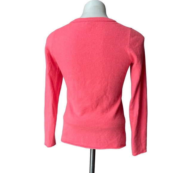 J. Crew Factory Coral Cashmere Sweater, Sz M - Picture 6 of 14